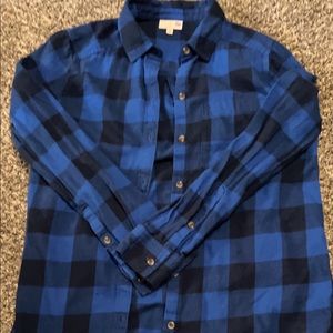 Blue flannel